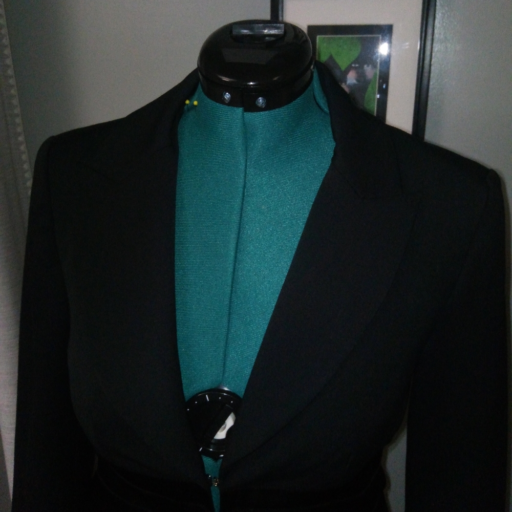 Spiegel Black Tuxedo Hourglass Blazer Sz 8 NWOT - Picture 8 of 16
